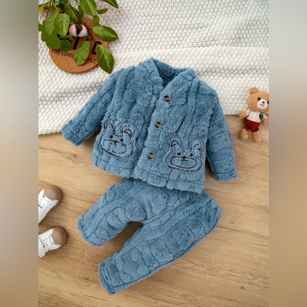 Plush blue 2 pieces kit
